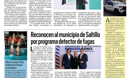 Portada RCG Media [1 de marzo de 2026] En equipo logramos grandes resultados: Manolo; Fortalece Tomás Gutiérrez cercanía con vecinos y más…