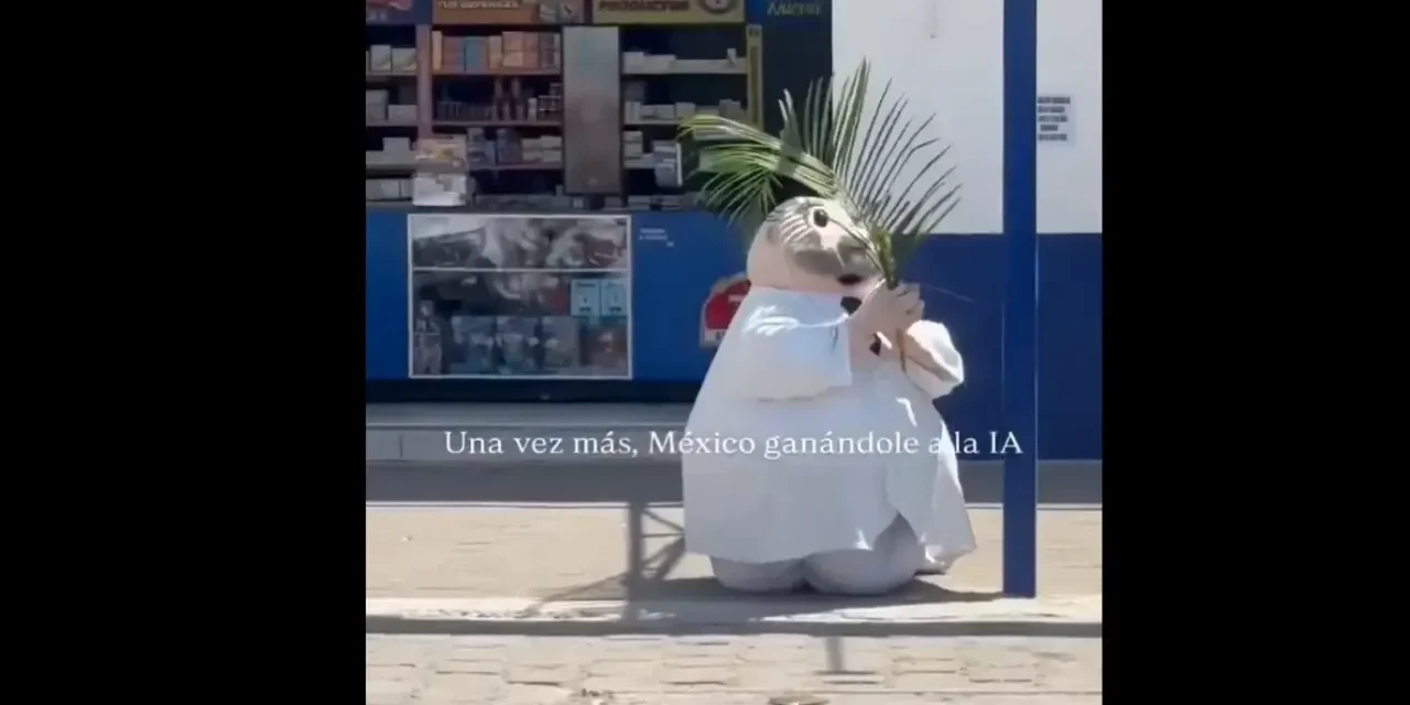 Dr. Simi sorprende al aparecer en procesión de Domingo de Ramos