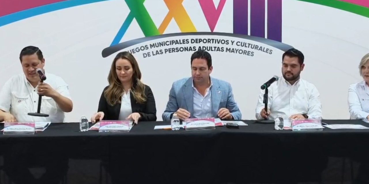 Anuncian Javier y Luly Díaz los XXVIII  Juegos Municipales de los Adultos Mayores