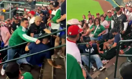 Se arma trifulca en las gradas durante el México vs Estados Unidos en el Clásico Mundial (video)