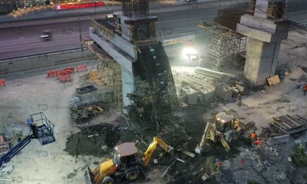 Colapsa estructura del Metro de Monterrey y deja 4 heridos