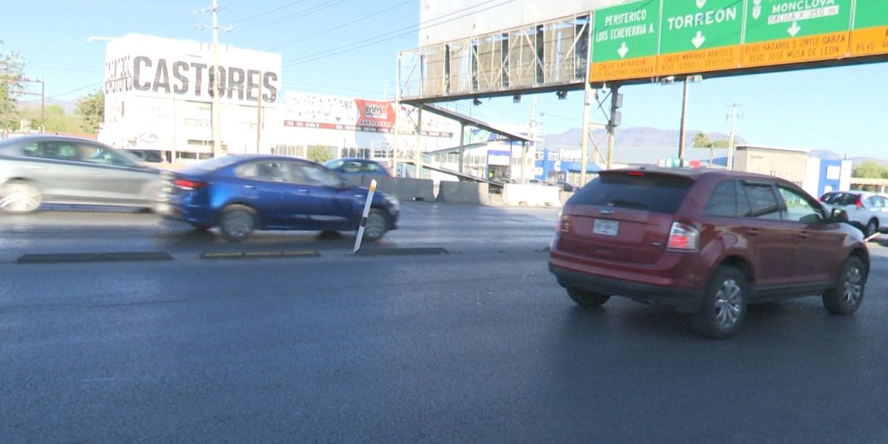 Destruyen señales en Saltillo