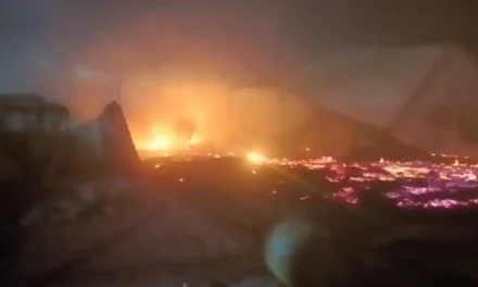Fuerte incendio consume planta recicladora en el ejido Unión de Torreón