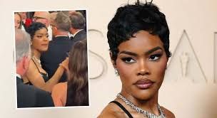 Teyana Taylor encara a guardia tras ser agredida tras bambalinas en los Premios Oscar
