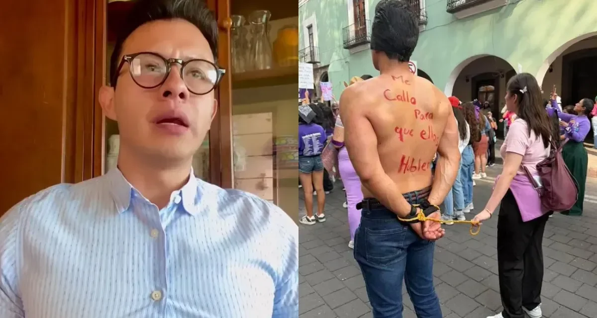 Hombre que fue corrido de la marcha del 8M rompe el silencio; ‘Me destruyeron mi vida laboral’