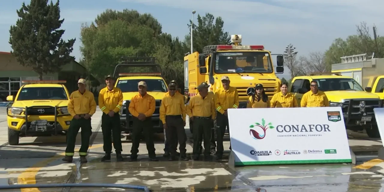 Listo Coahuila para prevenir incendios