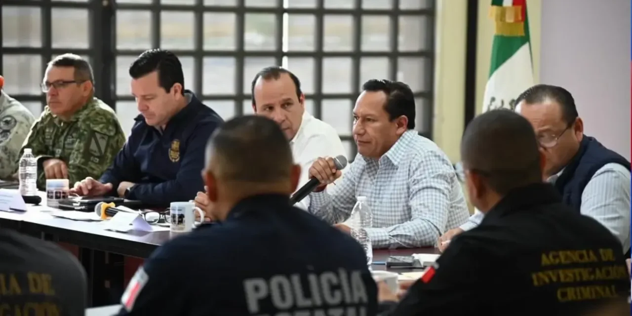 Realizan la fiscalía y la policía estatal reunión de seguridad en Parras de la Fuente