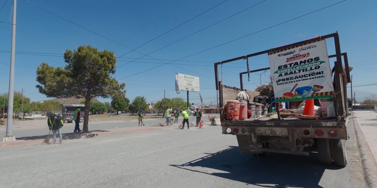 Refuerza Municipio atención integral en bulevares de Saltillo
