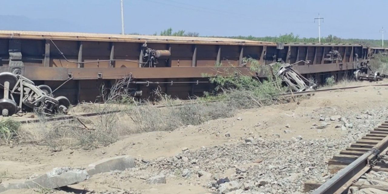 Se descarrila tren de Ferromex en ejido Ovayos