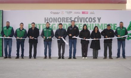 Mejora Coahuila fortalece la infraestructura educativa con techumbre