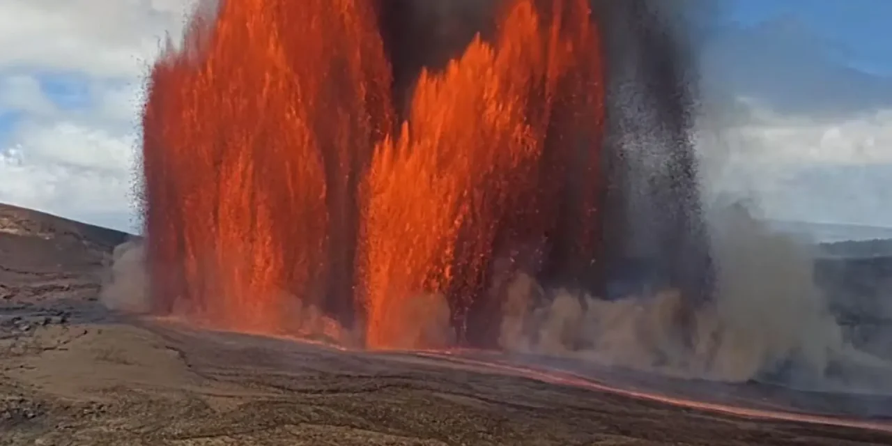 Video: Así volvió a rugir el volcán Kilauea en Hawaii