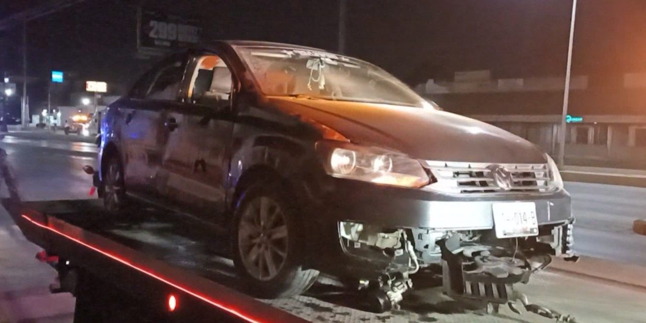 Vuelca y se lo llevan lesionado en Saltillo