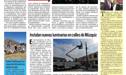 Portada RCG Carbonífera [23 de abril de 2026] Invitan a disfrutar de la Feria Internacional del Libro Coahuila 2026; crisis interna en Morena: remueven a la presidenta Luisa María Alcalde y más…