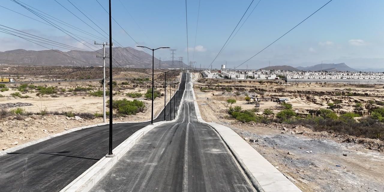 Avanza en Ramos Arizpe obra del Camino del Real