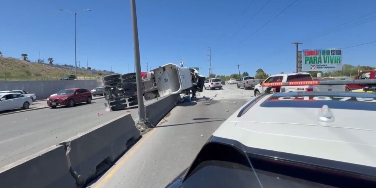 Colapsa periférico por manifestación y accidentes viales