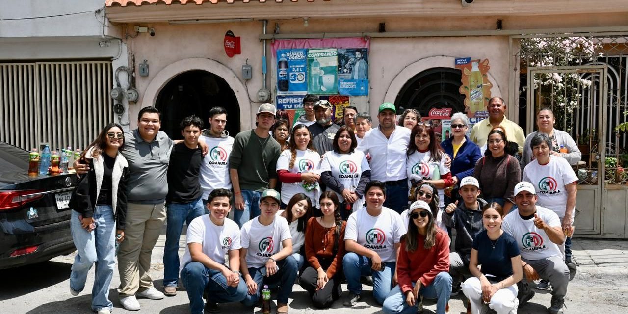 Realiza PRI Saltillo acciones en colonias con mercadito y recorrido informativo