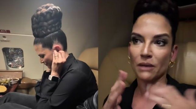 Natalia Jiménez comparte los momentos de pánico que vivió  luego de que su avión fallara en pleno vuelo (video)