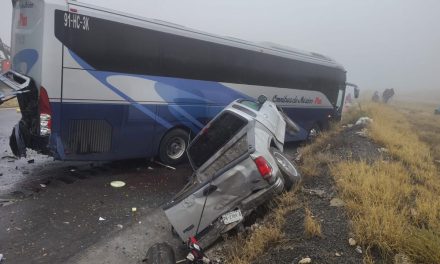 Cierran la carretera 57 de sur a norte en Los Chorros por múltiples accidentes