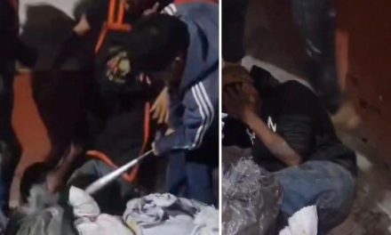Vecinos capturan y golpean a presunto ladrón de motocicletas en Veracruz