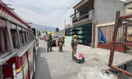 Se registra incendio de domicilio en la colonia El Salvador