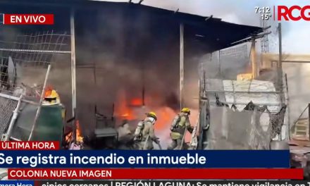 Saltillo: Despierta la colonia Nueva Imagen con incendio en recicladora