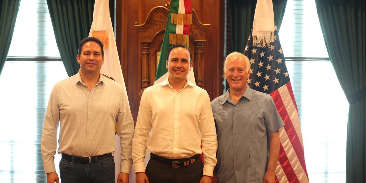Manolo Jiménez recibe al alcalde de Austin, Texas