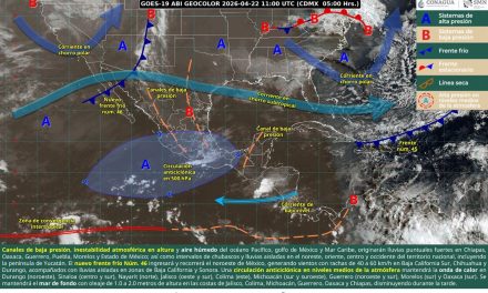 Frente frío 46 generará lluvias y vientos intensos en Coahuila
