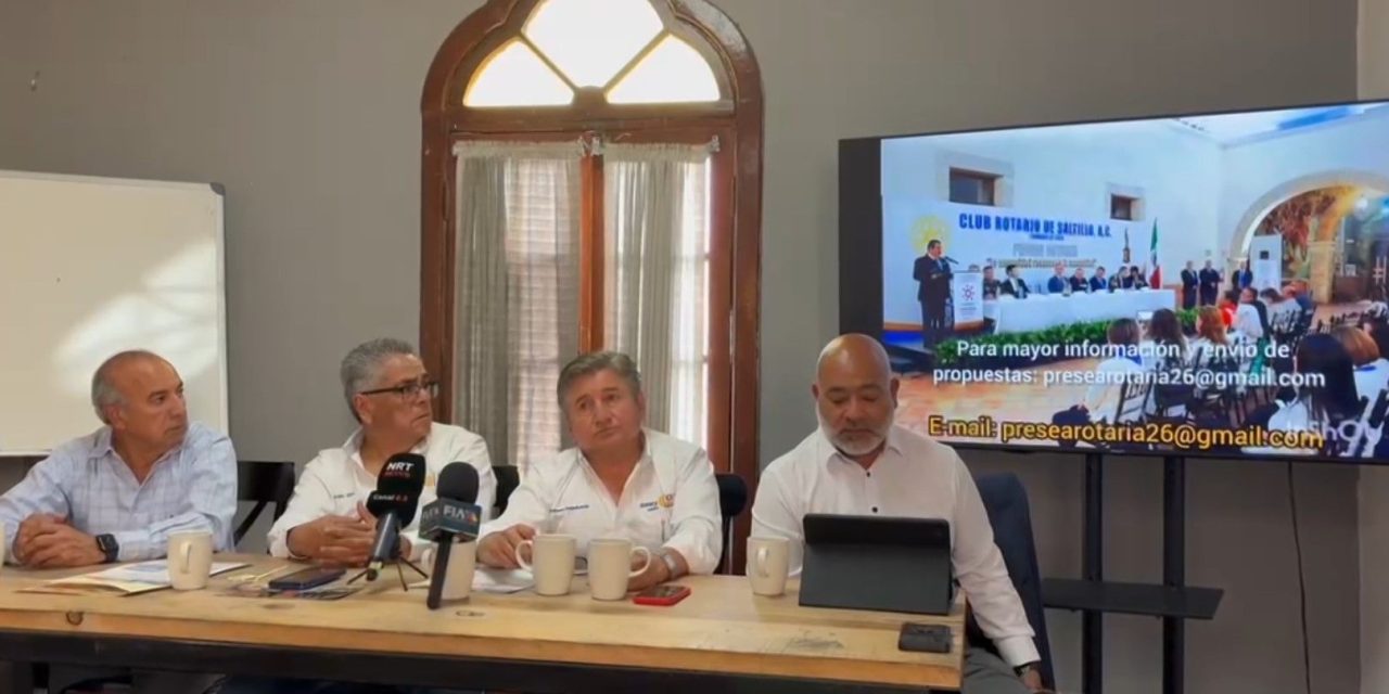 Presentan la convocatoria para la Presea Rotaria 2026