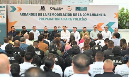 Carlos Villarreal inicia remodelación de Comandancia de Seguridad Pública