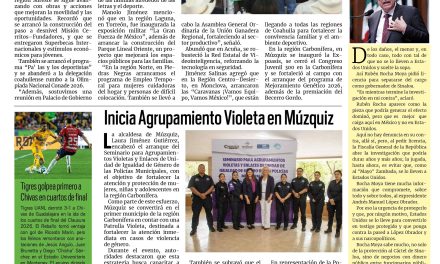 Portada RCG Carbonífera [3 de mayo de 2026] Abril fue un mes de mucho dinamismo y resultados para Coahuila: Manolo; Realizan jornada de bienestar animal en Sabinas y más…