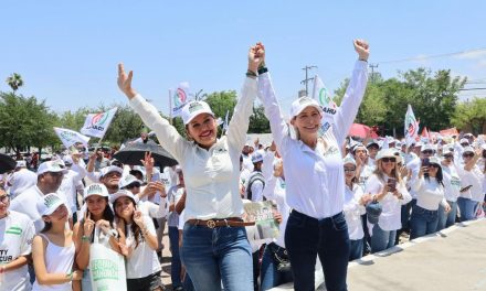 Demuestra PRI fuerza y unidad en Monclova con crucero multitudinario