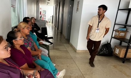 Secretaría de Salud lleva plática sobre paludismo a hospitales de la región Fronteriza