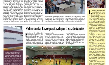 Portada RCG Fronteriza [9 de mayo de 2026] Coahuila refuerza medidas sanitarias para proteger al ganado; piden cuidar los espacios deportivos de Acuña y más…