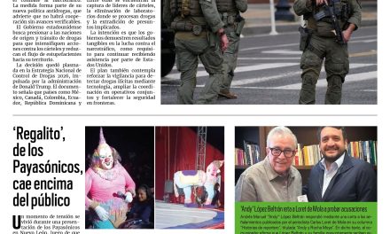 Portada RCG Nacional e Internacional [6 de mayo de 2026] EE. UU. suspende apoyos a México por no combatir al narcotráfico; ‘Regalito’, de los Payasónicos, cae encima del público y más…