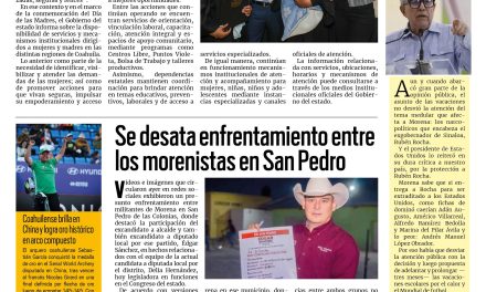 Portada RCG Media [10 de mayo de 2026] Felicidades a todas las mamás de Coahuila: Manolo; Toma Alianza Ciudadana por la Seguridad las calles de Coahuila y más…