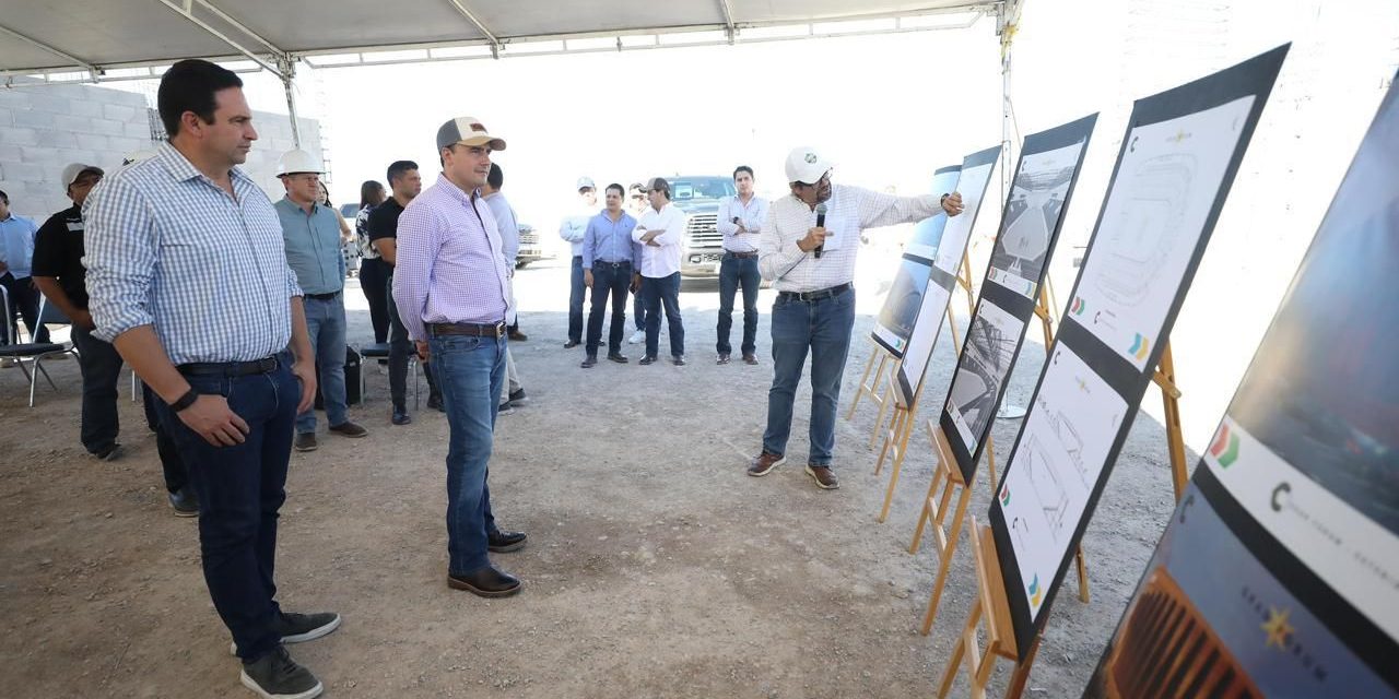 Supervisa Manolo Jiménez trabajos de construcción de la Expo Coahuila