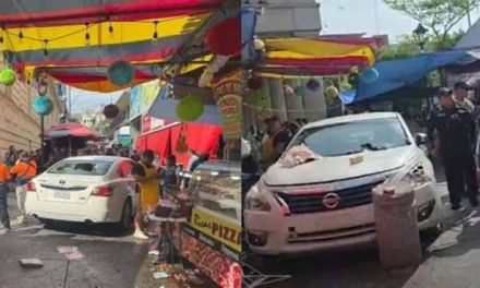 ‘Borracho’ irrumpe violentamente en un tianguis de Chilpancingo y deja dos personas heridas