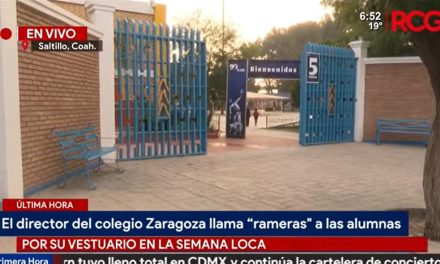 Director del Colegio Ignacio Zaragoza llama ‘rameras’ a las alumnas