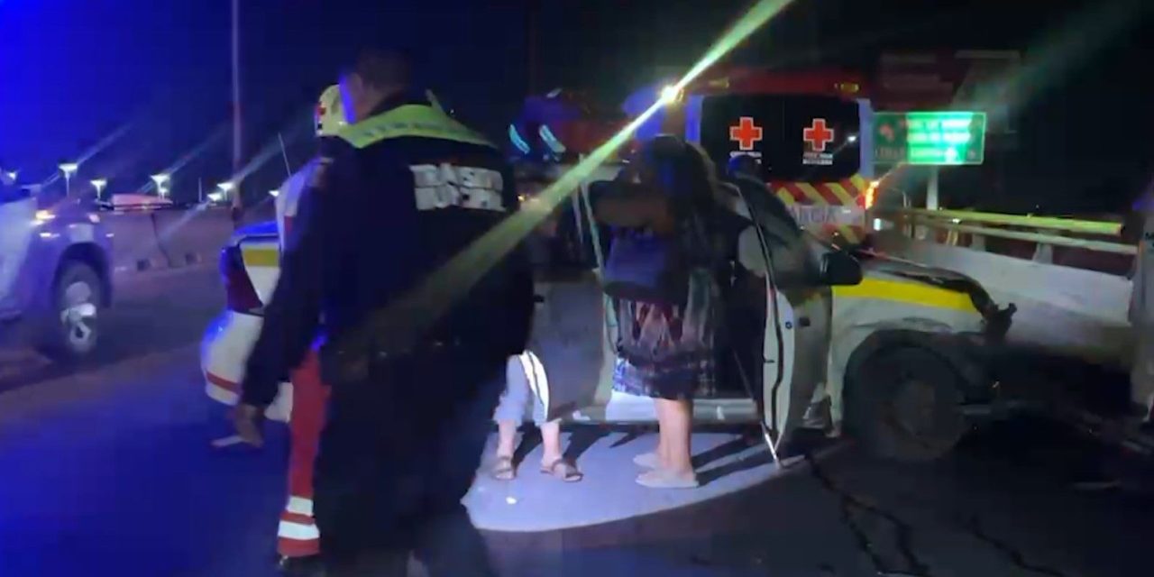Conductor con aliento alcohólico provoca choque contra taxi en LEA