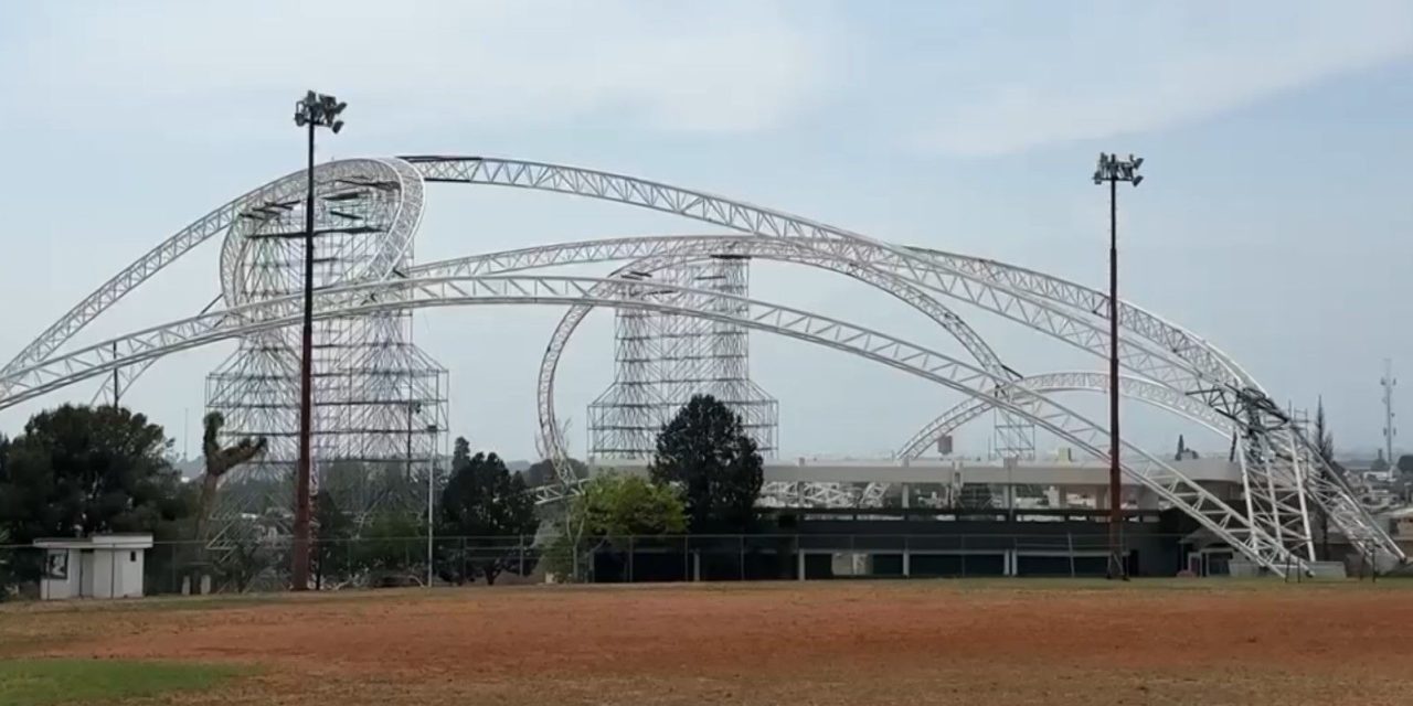 De cancha de béisbol a grande velaria en la CTM