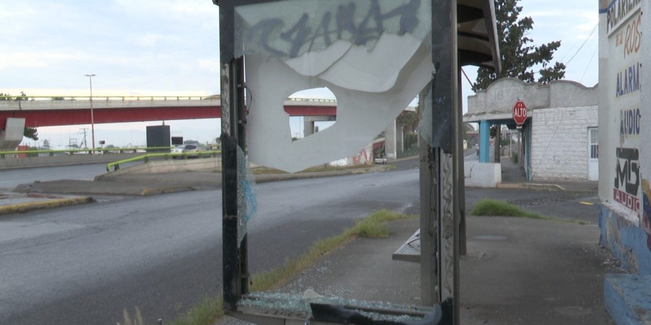 Destruyen un parabus en Saltillo