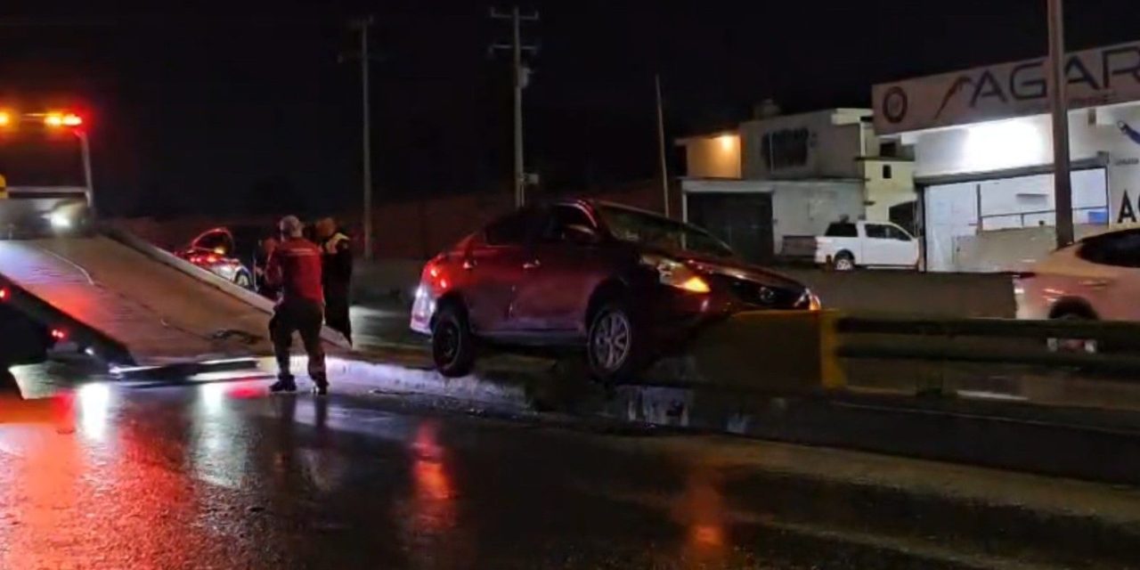 Estrena automóvil y termina accidentado en Saltillo
