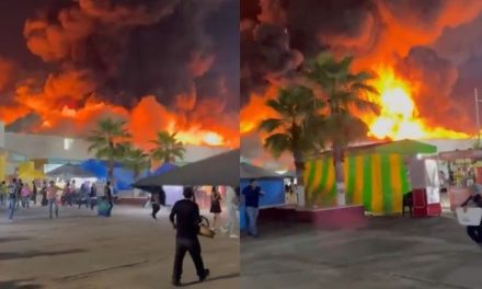 Tragedia en la Feria Tabasco 2026: Incendio en la Nave 1 deja cinco muertos y pérdidas totales