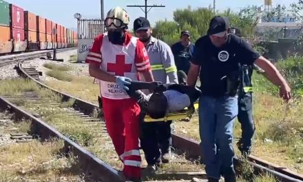 Migrante cae de tren en movimiento en Saltillo