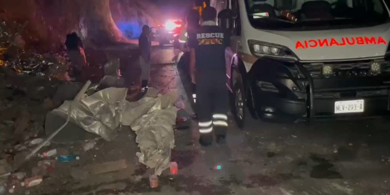 La tarde del martes volcó tráiler cargado con sueros en Los Chorros