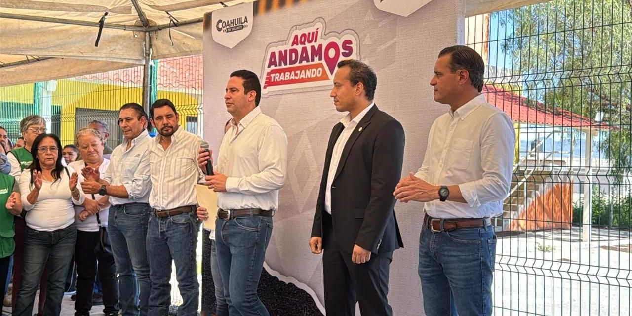 Javier Díaz entrega rehabilitación de pavimento en Otilio González