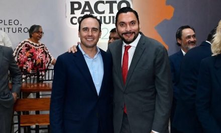 Manolo Jiménez y Carlos Villarreal impulsan empleo con Pacto Coahuila 2026