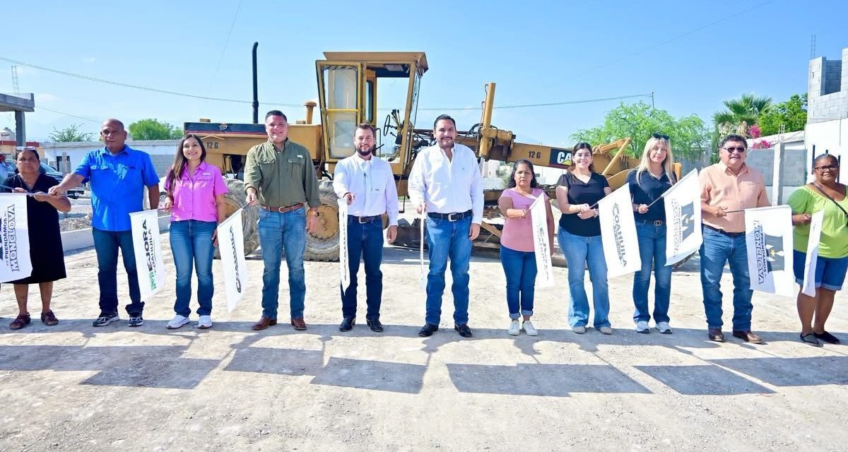 Carlos Villarreal supervisa obras para fortalecer la infraestructura de Monclova