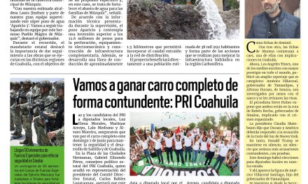 Portada RCG Carbonífera [4 de junio de 2026] Supervisa Manolo Jiménez pozo para fortalecer abasto de agua; Le quitan visa estadounidense a Ricardo Mejía Berdeja; lo señalan por nexos con el crimen y más…