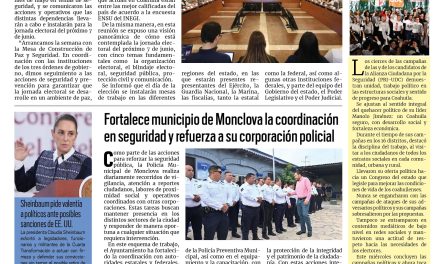 Portada RCG Centro [2 de junio de 2026] En equipo garantizamos una jornada electoral tranquila y en paz: Manolo; clausuran anexo femenil tras denuncias de presunto maltrato y lesiones a internas y más…
